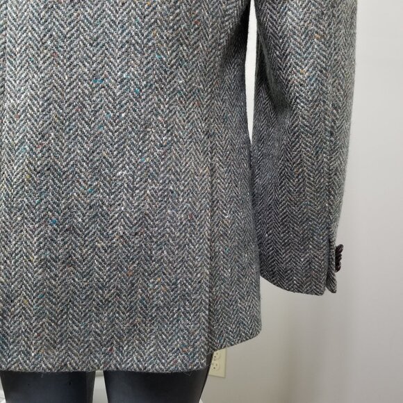 John Molloy Donegal Tweed Mens 42/44 Wool Sport Coat Blazer Jacket Ireland - Picture 5 of 10